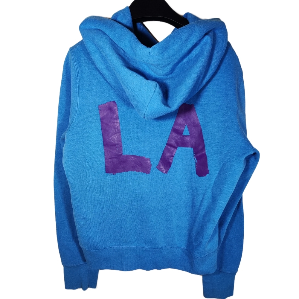 LA blue hoodie